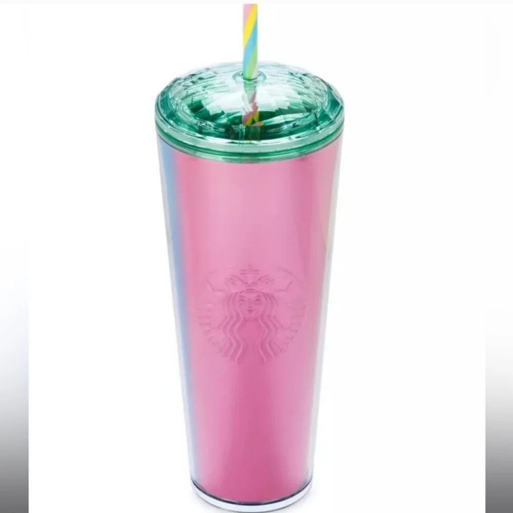 STARBUCKS Tumbler - Disneyland Limited Edition - NIB - Mickey Shaved Ice Design